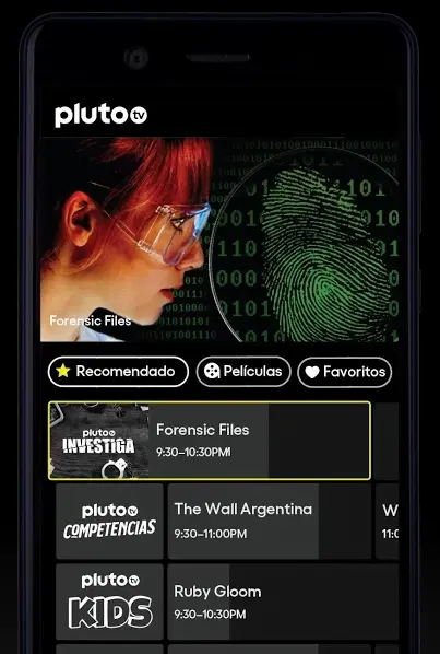 canales de tv y películas en Android con Pluto TV